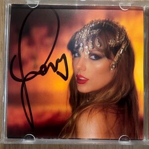 Taylor Swift The Life Of A Showgirl Hand Signed CD #1